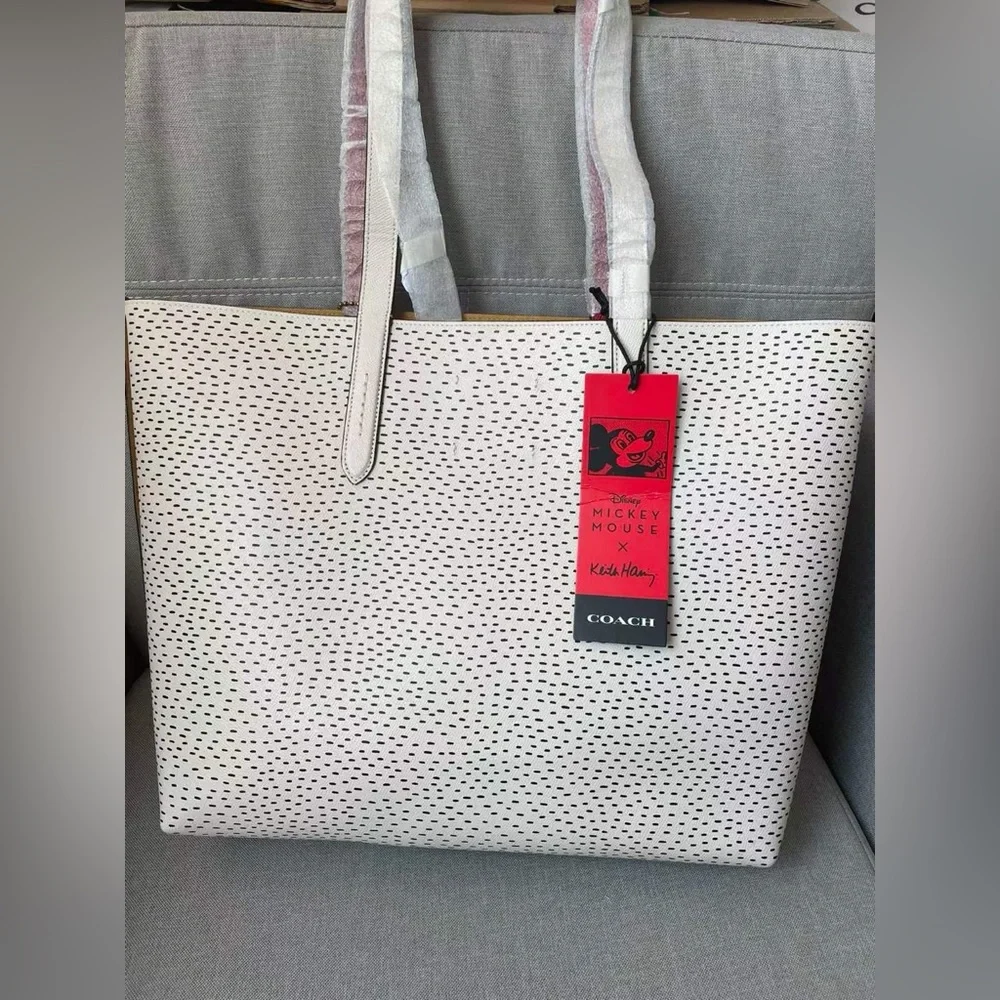 Coach Disney Mickey Mouse X Keith Haring Tote, C0895 - Picture 4 of 8